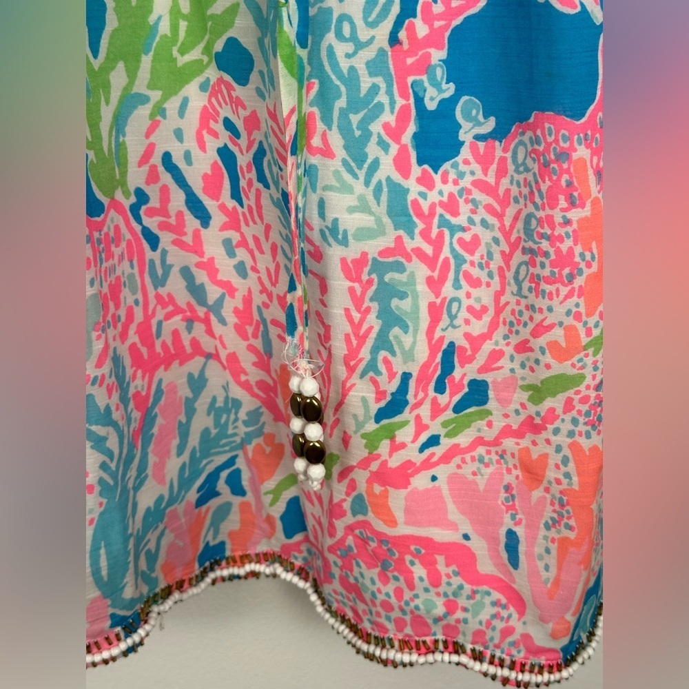 Lilly Pulitzer Delisa Dress Let's Cha Cha Embellished Women’s Sz‎ M - Picture 5 of 13